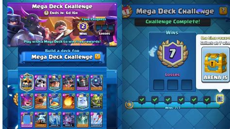 clash royale mega deck challenge.
